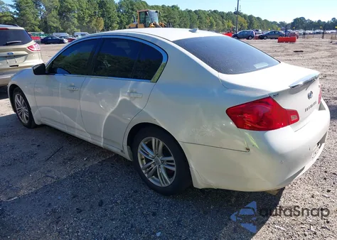 2010 Infiniti G37 Journey z USA, uszkodzony, nr VIN JN1CV6AP8AM200229